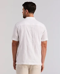 Cubavera Men's Floral Shifley Embroidered Button-Down Shirt