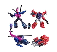 Transformers Topspin vs Spinister Set of 2 Deluxe Class | Transformers: Age of the Primes Wreck 'n Doom Collection | Hasbro, Takara Tomy