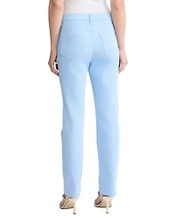 Jones New York Petite Lexington Mid-Rise Straight Jeans