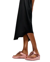 FitFlop Women's Rumba Iridescent Beaded Toe-Post Sandals