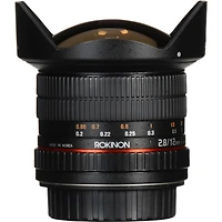 Rokinon 12mm F2.8 Full Frame Fisheye, Manual Focus Lens for Canon Ef