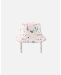 Draft - Deux par Deux Baby Girls Cotton Muslin Hat Printed Berries