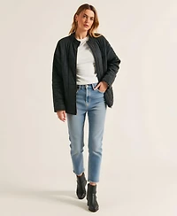 Modenaire Women's Erica Quilted Zip-Up Jacket