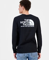 Mens The North Face Evolution Throwback Graphic Long Sleeve Tee