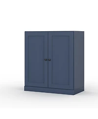 Palace Imports 100% Solid Wood 32" Bathroom Storage Cabinet with Shaker Doors, 2-Drawers & Adjustable Shelves