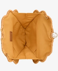 I.n.c. International Concepts Shell-Shaped Rattan Crossbody Bag, Macy's Exclusive