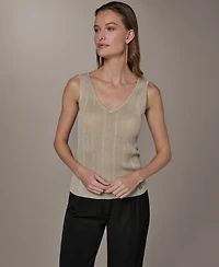 Donna Karan New York Women's Ribbed Tank Top