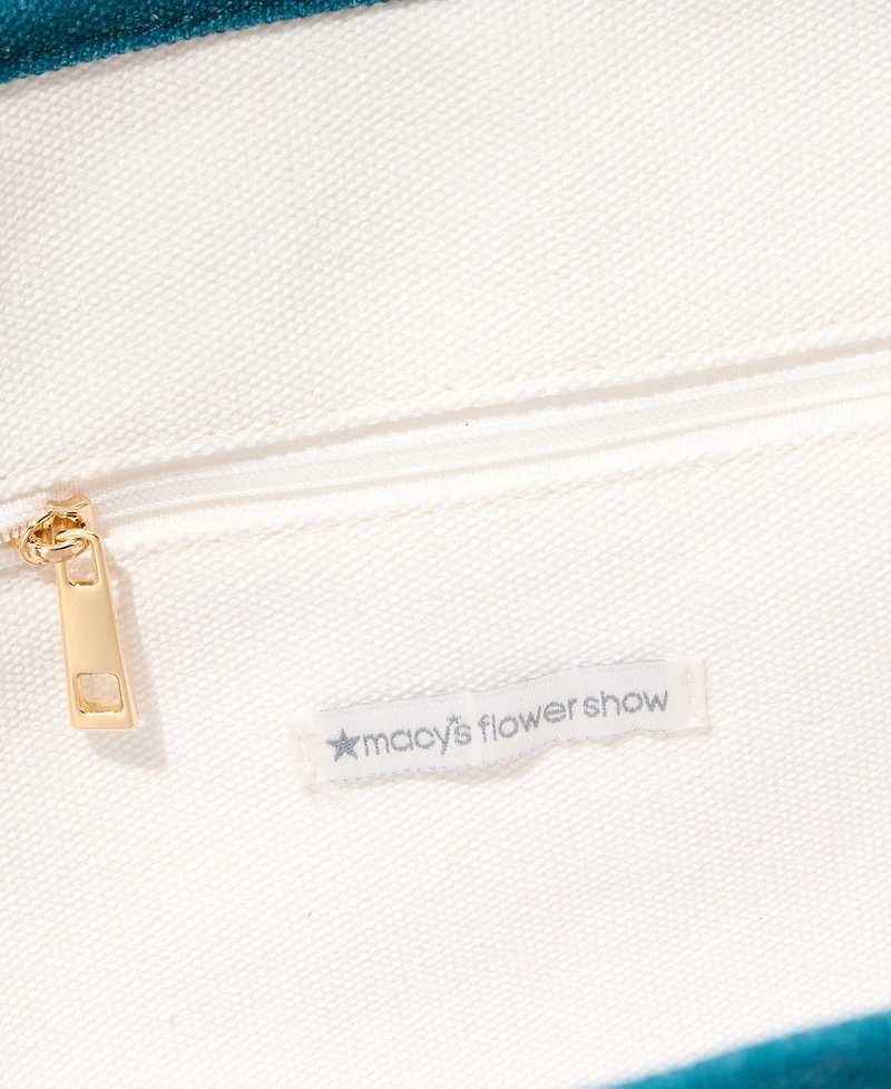 Macy's Flower Show Flower Show Medallion Oversized Market Tote, Macy's Exclusive