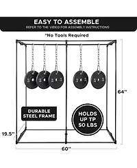 Florida Brands Portable Wardrobe Closet with Hanging Rod