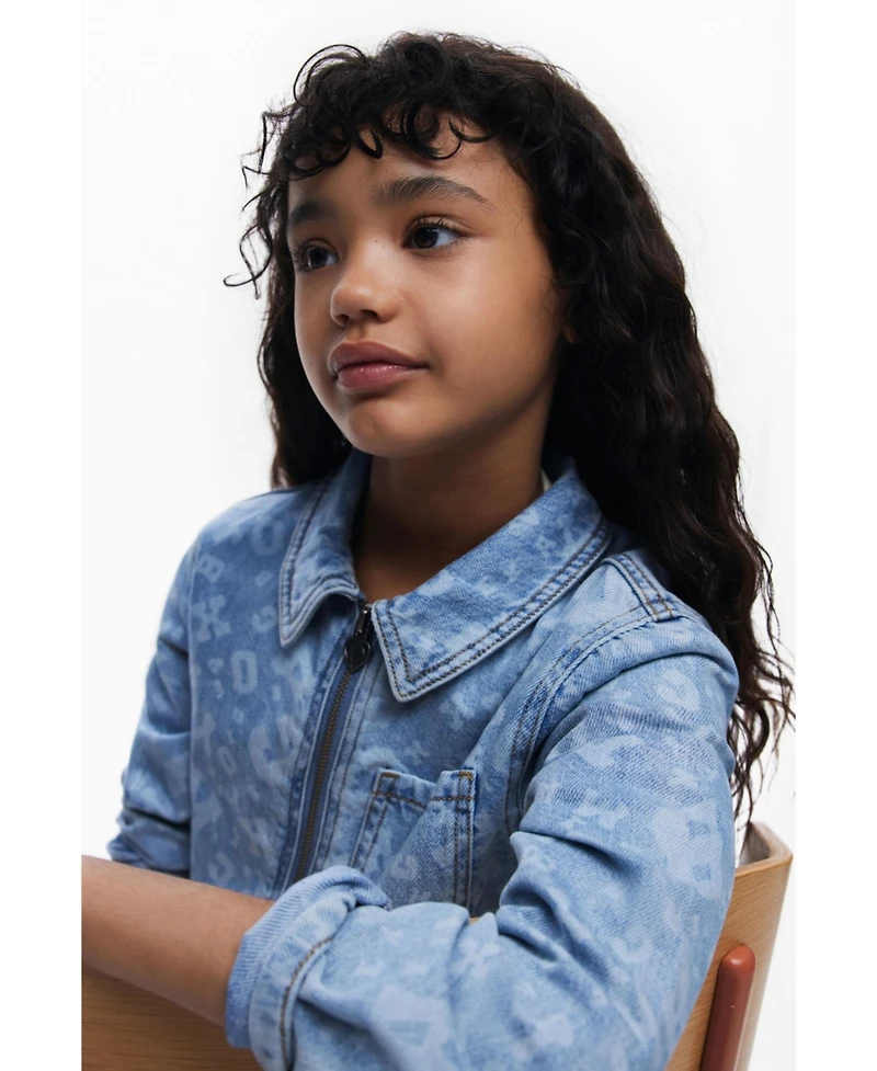 Desigual Girls Girls's Denim Cotton Dress