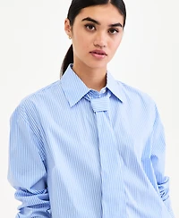 Bar Iii Women's Shirt & Tie, Macy's Exclusive