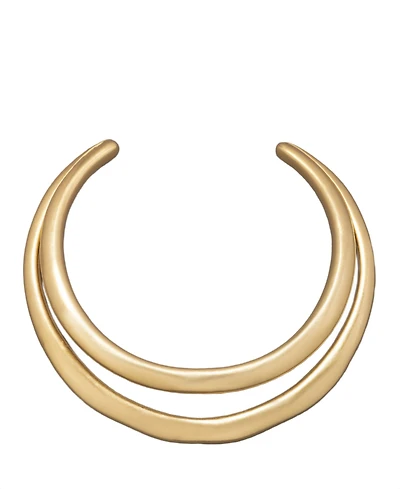 Donna Karan Gold-Tone Molten Multi-Row Necklace