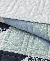 Lacoste Home Signature Cotton 3-Pc. Quilt Set