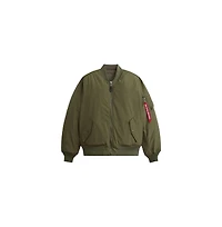 Alpha Industries Men's Reversible Quilted Ma-1 Flight Jacket