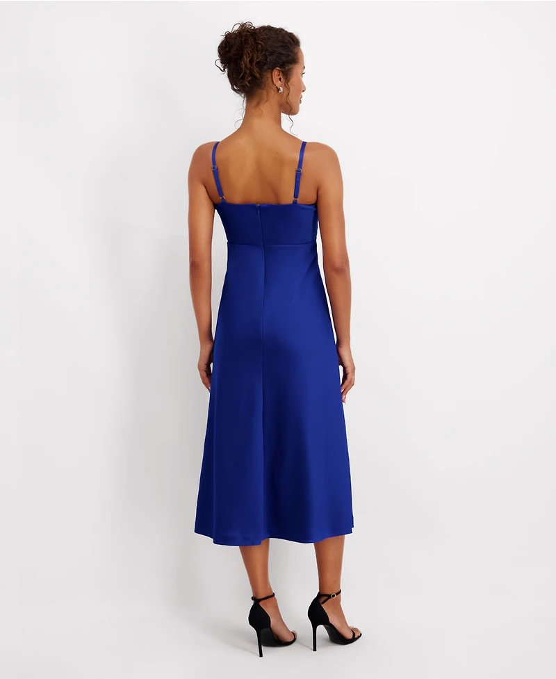 Siena Women's Satin Midi Dress