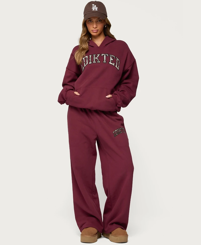 Edikted Women's Camo Crush Sweatpants