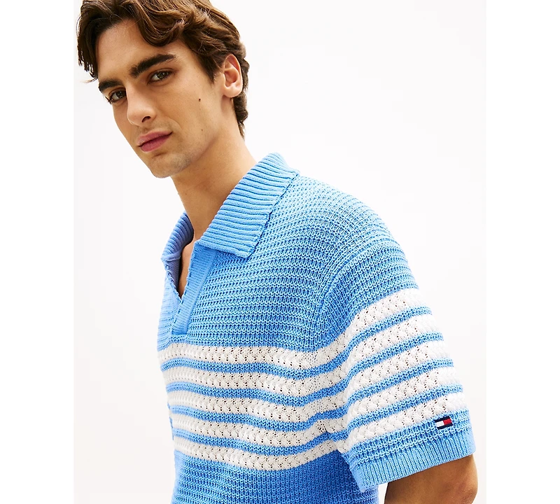 Tommy Hilfiger Men's Johnny Collar Rugby Polo Shirt