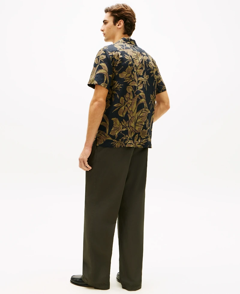 Tommy Hilfiger Men's All-Over Floral Short-Sleeve Print Shirt