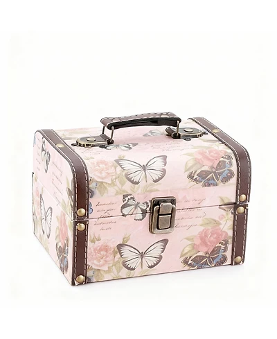 Yigii Vintage Wooden Treasure Box for Keepsakes and Trinkets