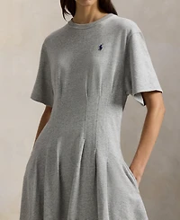 Polo Ralph Lauren Women's Crewneck Fit & Flare T-Shirt Dress