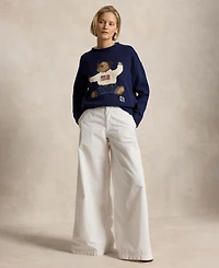 Polo Ralph Lauren Women's Rolled Crewneck Long-Sleeve Sweater