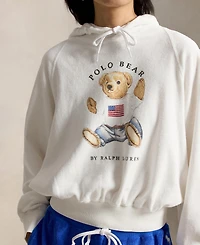 Polo Ralph Lauren Women's Drawstring Hood Raglan Sleeves Sweatshirt