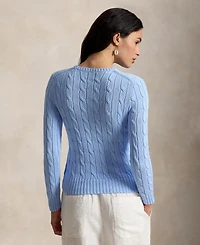 Polo Ralph Lauren Women's Cable-Knit Cotton Crewneck Sweater