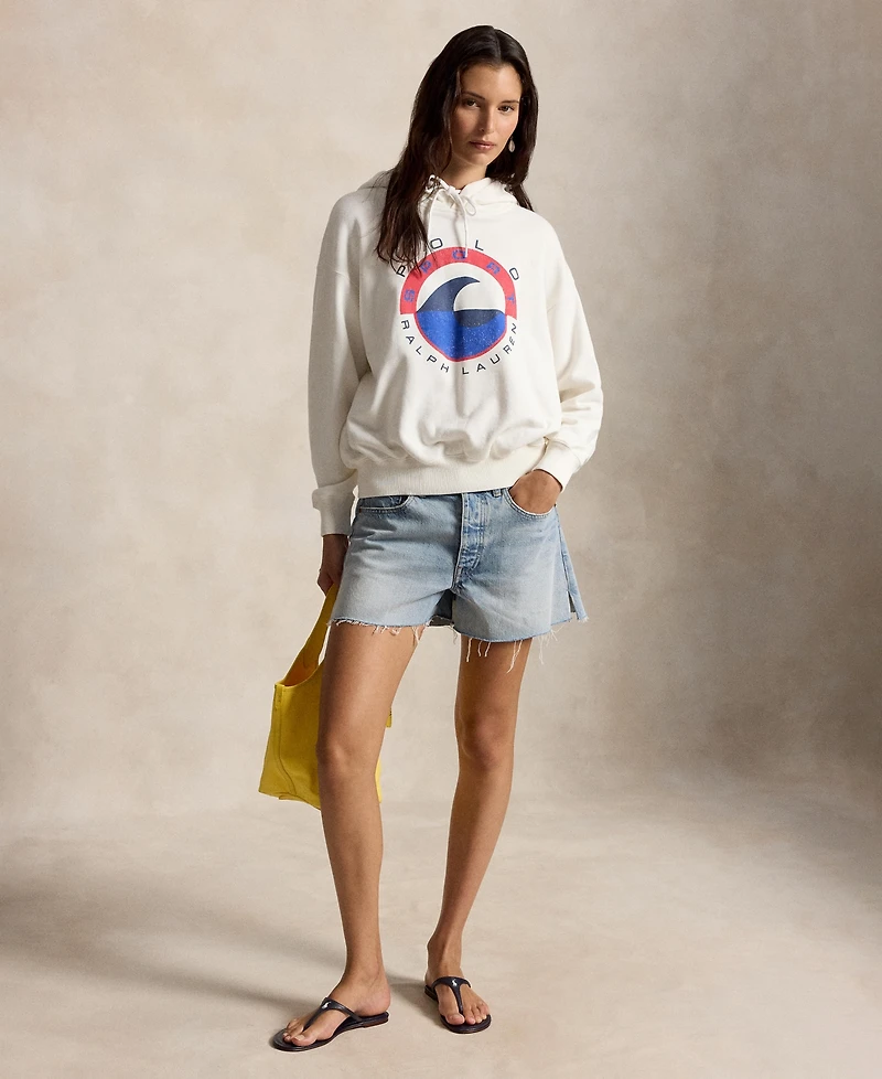 Polo Ralph Lauren Women's Drawstring Hood Long-Sleeve Sweatshirt