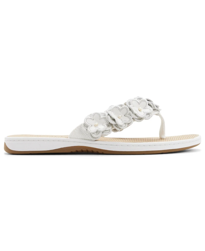 Sperry Women's Seafish Floral Open Toe Slip-On Sandals