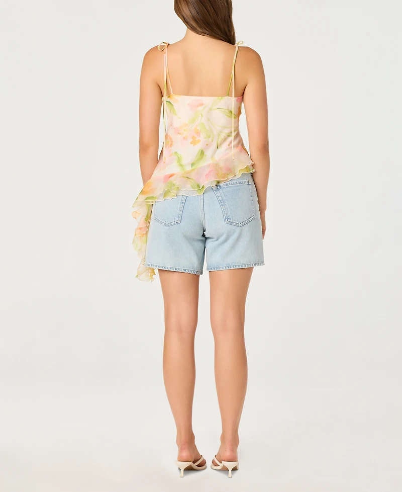 Astr the Label Women's Mejra Sleeveless V-Neck Top