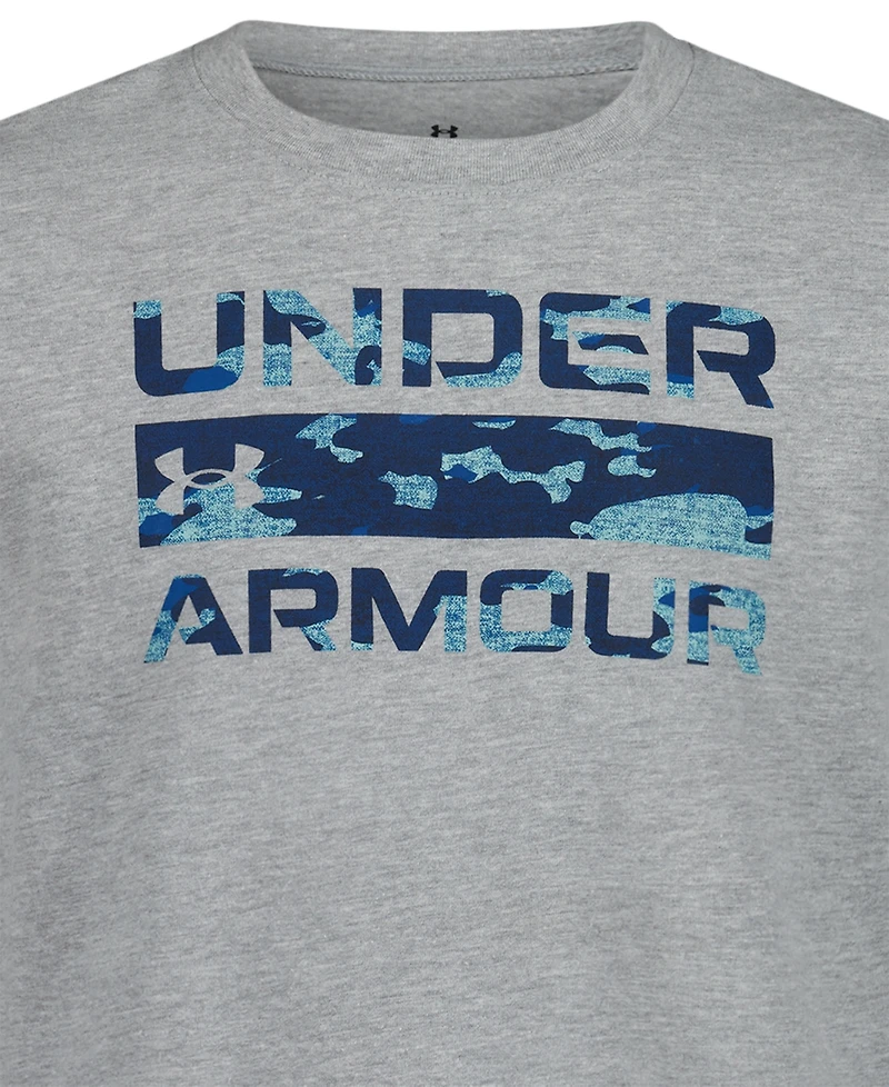 Under Armour Boys' 8-20 Stacked Logo Short-Sleeve T-Shirt