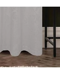 Olivia Gray 100% Polyester 200 Gsm Dyson Embossed Blackout Grommet Curtain Panel