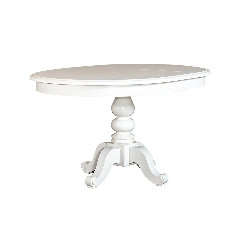 Liberty Furniture Industies Summer House 5 Piece Pedestal Table Set in Poplar/Pine Solids w/ Wood Products