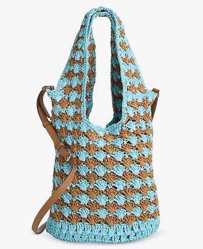 Style & Co Whip-Stitch Soft 4-Poster Tote