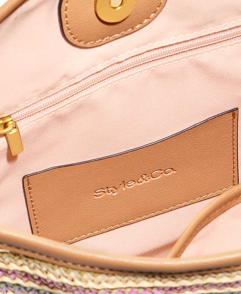 Style & Co Small Studded Dip Crossbody Bag