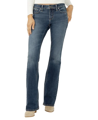 Silver Jeans Co. Women's Elyse Mid Rise Bootcut