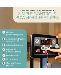 Lifepro PawRunner Compact Dog Treadmill – Indoor Pet Fitness Machine for Small & Medium Dogs up to 130 lbs – Durable Treadmill for Canin