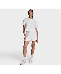 Converse Women's Cropped Waffle Polo