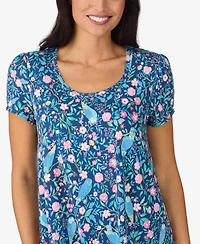 Cuddl Duds Women's Short-Sleeve Sleep Shirt