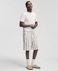 Mode of One Men's Striped Relaxed 9" Pull-On Shorts, Macy's Exclusive