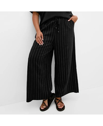 City Chic Women's Kelly Stripe Pant
