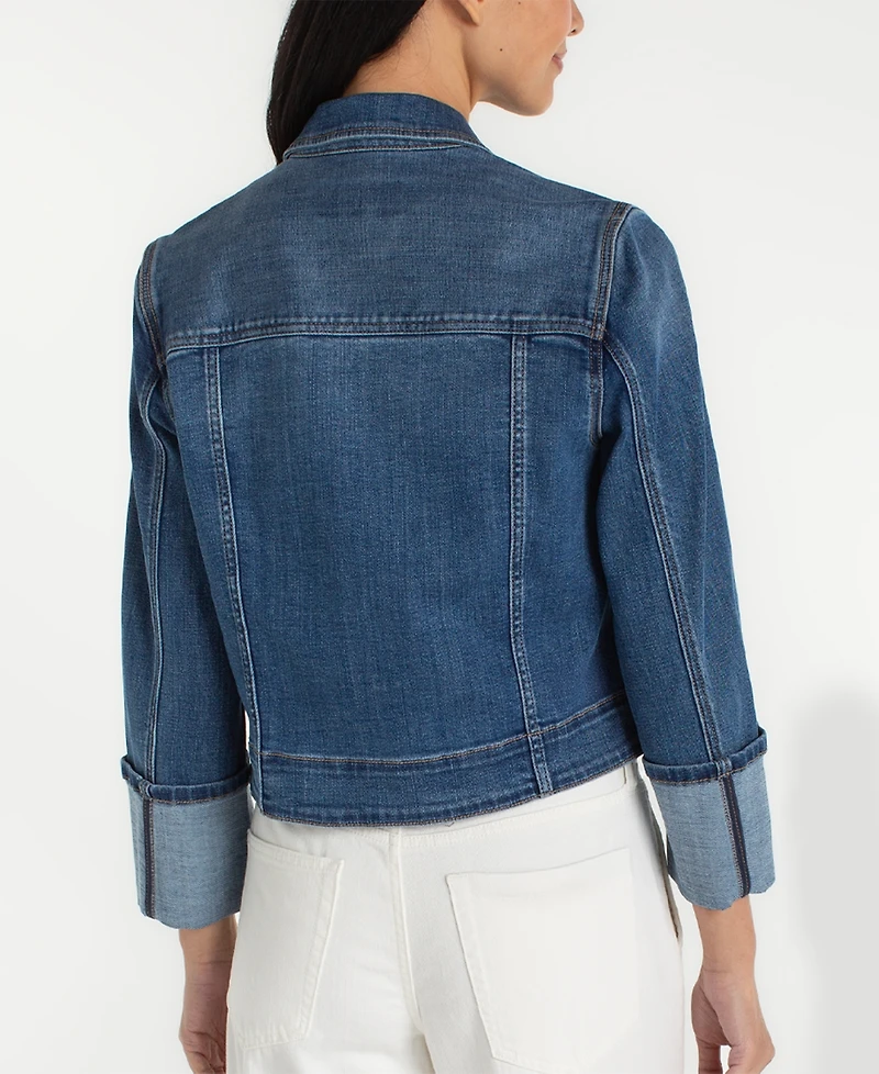 Liverpool Los Angeles Women's Collared Trucker Jacket