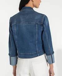 Liverpool Los Angeles Women's Collared Trucker Jacket