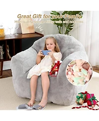 Gaomon 39'' Bean Bag Chair with Filler – Soft Kids & Adult Beanbag Sofa with Armrests for Living Room or Bedroom