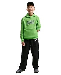 Nike Boys' 4-20 Sportswear Club Fleece Hooded Sweatshirt