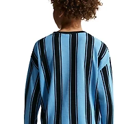 Nike Boys' 4-20 Striped Long-Sleeve Sweatshirt