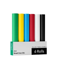 Cricut Smart Iron-On Matless Heat Transfer Vinyl, Nature Sampler - 13 in x 12 in (6 ct)