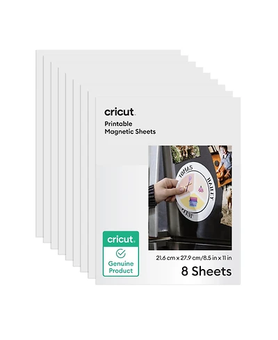 Cricut Printable Magnet Sheets - 8.5 in x 11 in (8 ct)