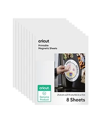 Cricut Printable Magnet Sheets - 8.5 in x 11 in (8 ct)