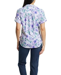 Gloria Vanderbilt Women's Demi Short-Sleeve Shirt